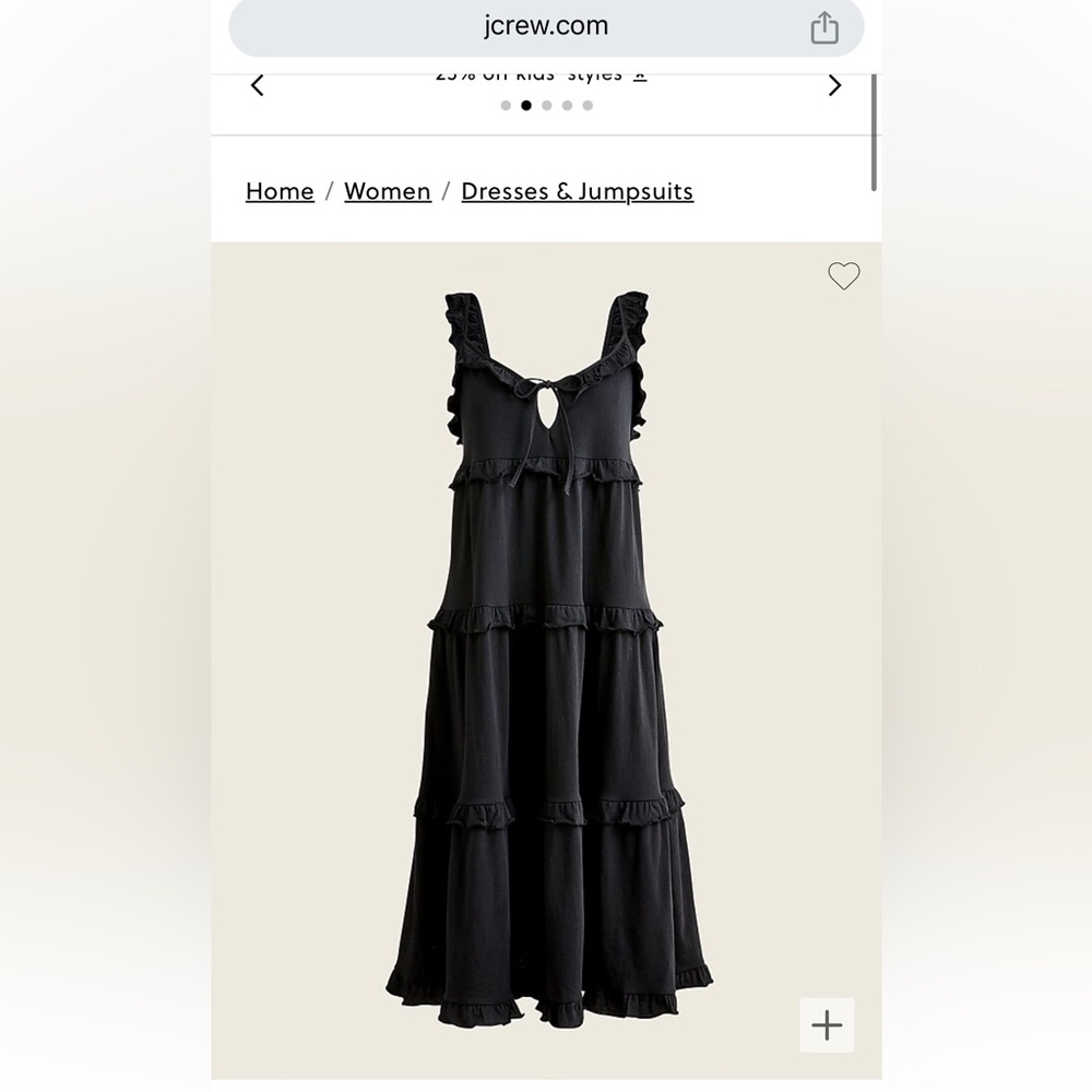 NWT J Crew tiered knit keyhole maxi dress